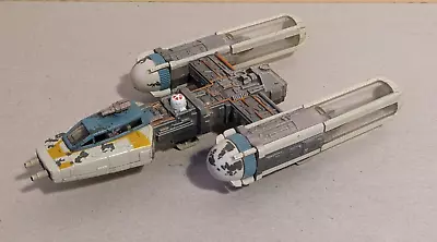 Vintage Star Wars Y-Wing ACTION FLEET MICRO MACHINES 1996 With 2 Figures • £13.99