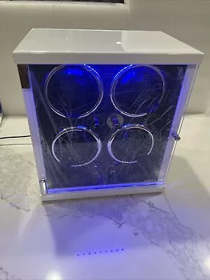 JQueen Luxury Quad Watch Winder LED Illumination Silent Motor New • $169