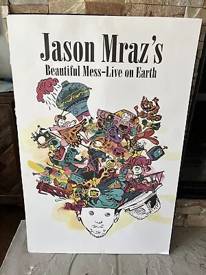 Jason Mraz Beautiful Mess Live On Earth 24”x36” Poster • $10