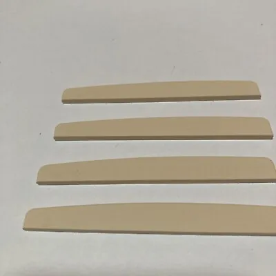 4 Genuine New CF Martin 12 Inch Radius Micarta Shaped Acoustic Guitar Saddles • $24.47