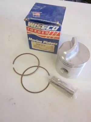 NOS Wiseco 3023P2 Piston Kit 0.020  O/S Mercury Inline 6 Cyl 150 HP Outboard  • $32.38
