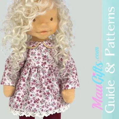 Doll Dress - Step-by-Step How To Make A Dress For Waldorf Doll - Digital Guide • £3.86
