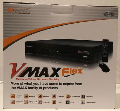 NEW!! Digital Watchdog VMax Flex DW-VF8500G 8 Channel H.264 DVR 500GB Hard Drive • $52.50