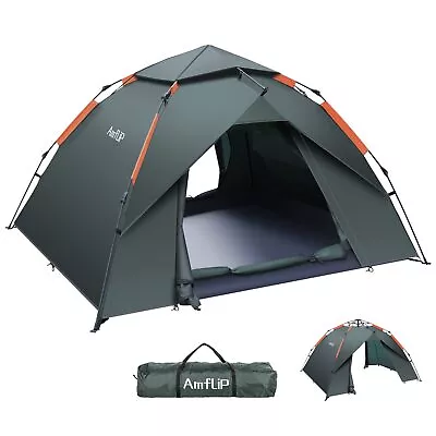 Camping Tent Automatic 2-3 Man Person Instant Tent Pop Up Ultralight Dome Ten... • $111.92