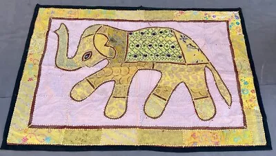 £12 • Buy  Handstitched Cotton Kantha Patchwork Quilt Bedspread Cotton Ralli 150 X 102 Cm
