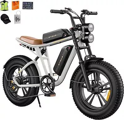 M20 EBike 20  1000W 48V/26Ah Electric Bike Bicycle Fat Tire MTB City Bike White • $1199