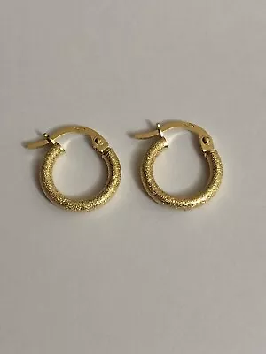 18 Carat Gold Hoop Earrings (small Size ) • £90