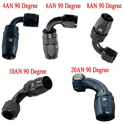 AN4 AN6/AN8/AN10/AN12 Swivel Hose End Fitting Adapter Fit Oil Fuel Gas Hose Line • $8.99