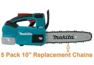 5 Pack 10  Chainsaw Saw Chain Replaces Makita XCU06Z 3/8LP .043 40DL E-02434 • $54