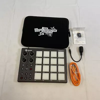 Synido TempoPAD P16 Gray White Portable MIDI Pad Controller With Manual • $69.99