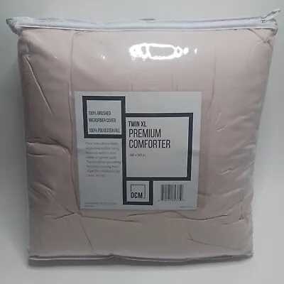 Twin XL Premium Comforter 66 ×90  (Pink) 100% Brushed Microfiber Cover • $13.50