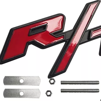 Fit For RT Front Grill Emblem R/T Car Truck Badge Red Black Nameplate Decoration • $15.99