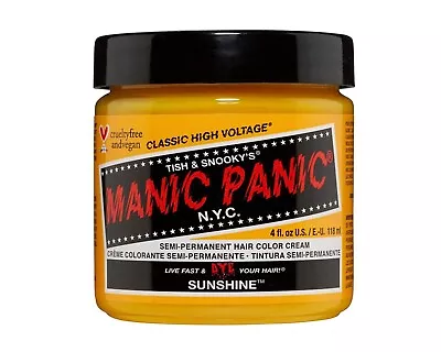 Manic Panic High Voltage Classic Semi-Permanent Hair Dye SUNSHINE 4oz • $13.44