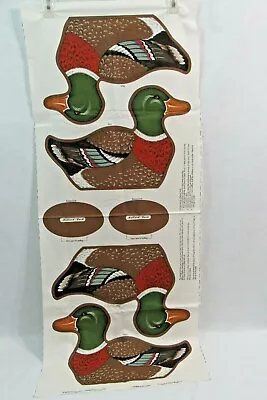 Mallard Duck Fabric Panel Wild Bird Collection VIP Cranston  New Vintage  • $9.99