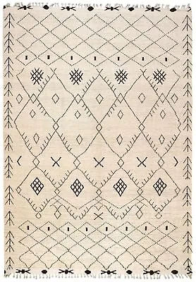 9'0 X 13'0  Handmade Contemporary Moroccan Wool Rug M19 • $1633.50