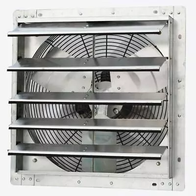 ILIVING Gable Mount Shutter Fan/Vent 1736 CFM Silver Electric Powered In Silver • $162.52