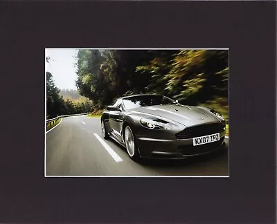 8X10  Matted Print Art Picture TopGear Greatest Cars: Aston Martin DBS V12 • $14.95