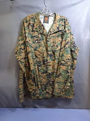 Marines Digital Digital Camo Jacket Shirt Men’s Lg/ Lng  American Apparel • $19.99