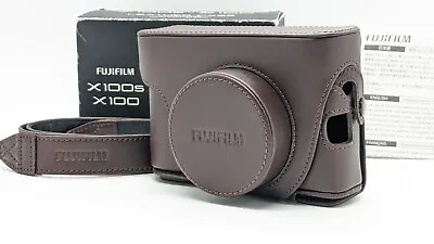 [Unused In Box] Fujifilm LC-X100S Leather Case Brown For X100 X100S From Japan • $59.99