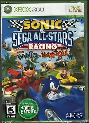 Sonic & Sega All-Stars Racing Xbox 360 (Brand New Factory Sealed US Version) Xbo • $20.24