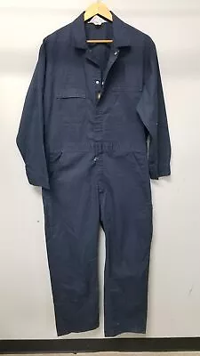 Vintage Sears Roebucks Navy Blue Long Sleeve Coveralls Men's Size 44R • $20