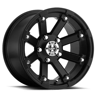 12x8 Vision 393 Lockout Matte Black UTV Wheel 5x4.5 (-10.2mm) • $97.87