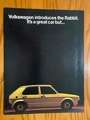 1975 VW Volkswagen Rabbit 16-page Sales Brochure - Options And Specs - Nice Cond • $9.99
