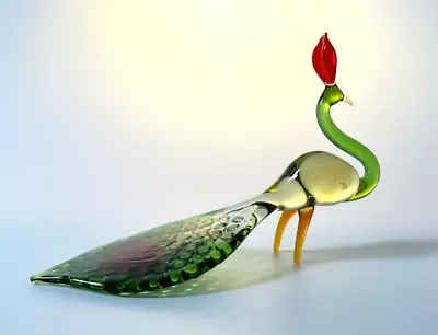 Murano Art Glass Bird Vintage Figurine • $150