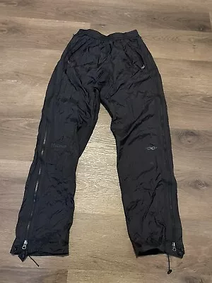 Marmot Womens Precip Full Zip Pants F46260L Black Waterproof Size Medium • $27.87