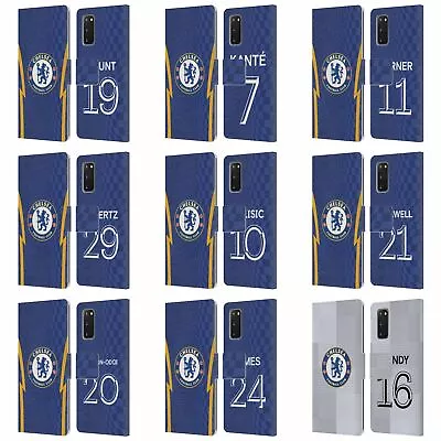 Chelsea Football Club 2021/22 Players Home Kit Leather Book Case For Samsung 1 • £17.95