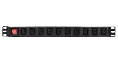 19  Switched Rackmount Power Distribution Unit 10 Gang Iec C13 Sockets • £42.29