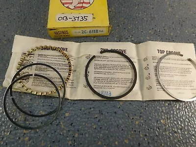 VW Volkswagen Audi Rabbit Dasher Fox Scirocco 1600 Piston Rings Hastings 1974-77 • $16