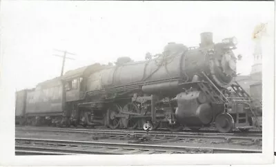 C1940's RP MD B&O #4305 STEAM RR ENGINE AT HAGERSTOWN STATION? REAL PHOTO NOT PC • $10