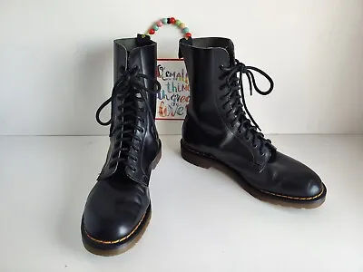 £299 • Buy Dr Martens Hawkins 1490 11 Hole Black England Vintage Boots UK10 EU45 US11