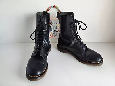 £299 • Buy Dr Martens Hawkins 1490 11 Hole Black England Vintage Boots UK10 EU45 US11