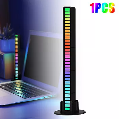 2pcs RGB LED Car Atmosphere Strip Light Bar USB Music Sound Control Rhythm Lamp • $8.48