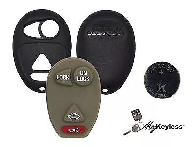 New GM Pontiac Buick Remote Key Fob Case Shell Button Repair Kit + Battery • $7.95