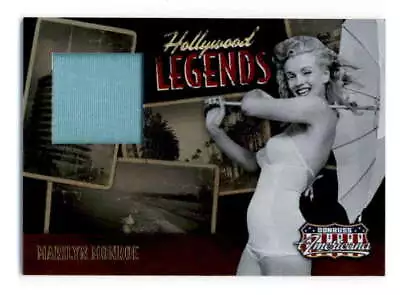 Marilyn Monroe 2009 Donruss Americana Hollywood Legneds Worn Relic #/500 T1601 • $49.99