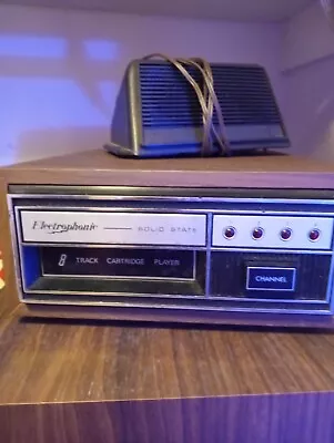 Electrophonic Solid State 8-Track Player Model T-109 Japan Works! • $25