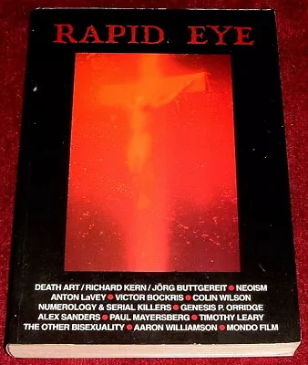 RAPID EYE 2..SIMON DWYER..1st PRESS PB 1992 ANNIHILATION PRESS LaVEY P.ORRIDGE • $76.85