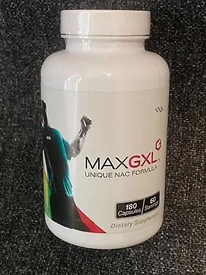 MaxGXL Unique NAC Formula 180 Vegetable Capsules 60 Servings Exp/2026 • $79.99