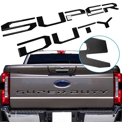 2017-2019 Tailgate Inserts Letters For F-250 F-350 Super Duty Rear Raised Emblem • $17.96