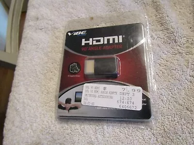 VIBE HDMI Adapter 90 Degree Right Angle Male To Female Type Port Angled VA-01-AD • $5.99