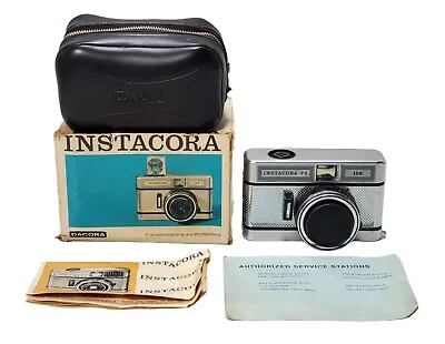 Dacora Instacora-F2 126 Compact Camera Instamatic Camera W/ Case CIB UNTESTED  • £28.94