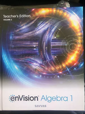 EnVision Algebra 1 Teacher Edition Volume 2 • $80