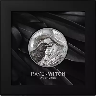 2022 Cook Islands Raven Witch Eye Of Magic  2 Oz .999 Silver Coin CIT SOLD OUT • £158.28