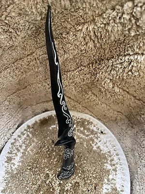 Elder Scrolls Skyrim Ebony Dagger Replica Cosplay Prop Handpainted 3D Printed • $150