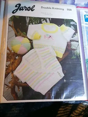£2.50 • Buy Jarol Baby Knitting Pattern 550 DK 16 - 20 