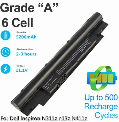 $14.99 • Buy Battery For Dell Latitude 3330 Vostro V131 V131D V131R 312-1257/1258 H2XW1 JD41Y