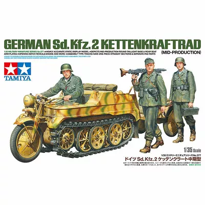 Tamiya 35377 Kettenkraftrad Mid Production 1:35 Plastic Model Kit • £23.95